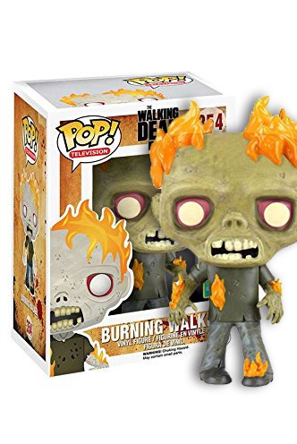 Pop! TV: The Walking Dead - Burning Walker Exclusivo