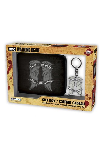 The Walking Dead - Pck Wallet + Keyring "Daryl wings"