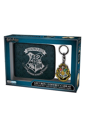 Harry Potter - Pck Wallet + Keyring "Hogwarts"