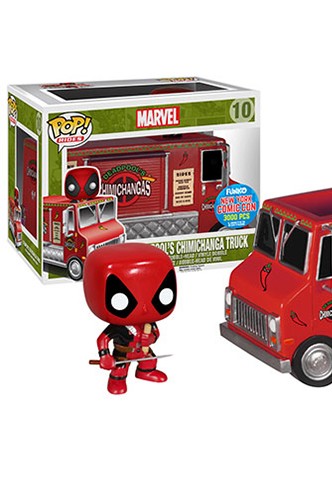 Pop! Rides: Deadpool - Chimichangas Truck Red Exclusive