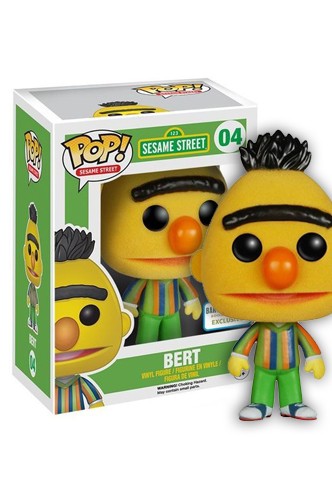 Pop! Sesame Street: Bert Flocked Exclusivo