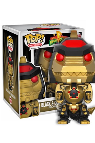 Pop! TV: Power Rangers - Dragonzord Black & Gold NYCC17 6"