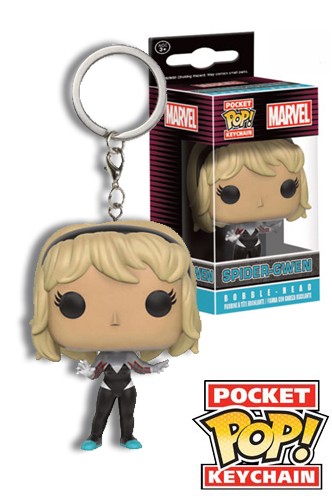 Pop! Keychain: Marvel - Spider-Gwen unmasked