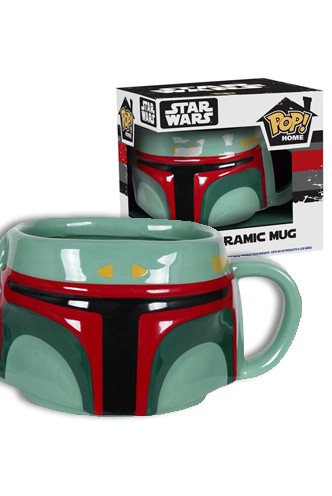 Pop! Home: Star Wars taza de cerámica Boba Fett