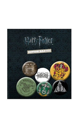 Harry Potter - Pack 6 Chapas Mix 