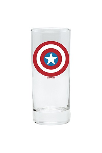 MARVEL - Vaso cristal "Capitán América"