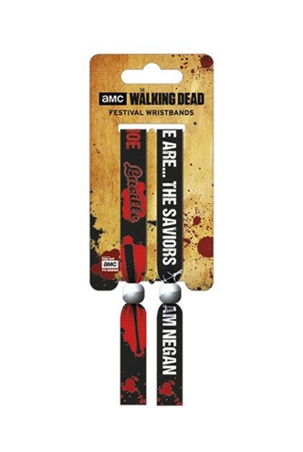 The Walking Dead - Pack de 2 Pulseras de festival The Saviors