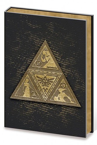 Legend of Zelda - Metal Embellished Premium Journal A5 Metal TriForce