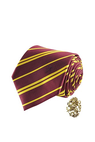 Harry Potter - Gryffindor Deluxe Tie with Pin's