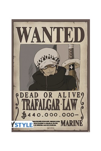 One Piece - Poster Wanted Law