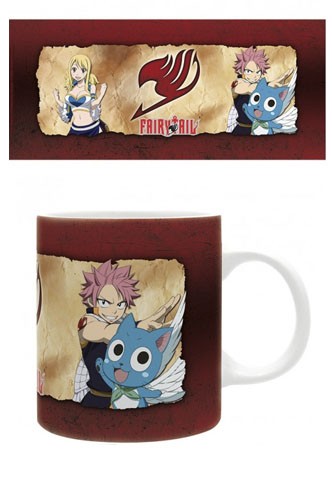 Fairy Tail - Taza Natsu, Lucy & Happy