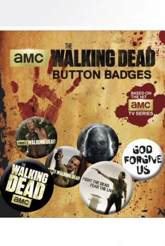 The Walking Dead - Pin Badges 6-Pack