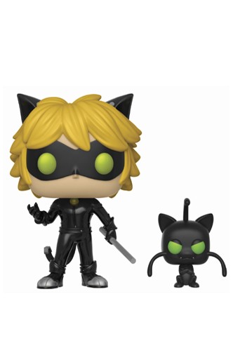 Pop! Anime: Miraculous Tales of Ladybug & Cat Noir - Cat Noir with Plagg