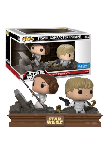 Pop! Star Wars: Movie Moments - Luke & Leia EXCLUSIVA