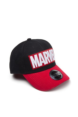 Marvel - Red Brick Logo Curved Bill Cap