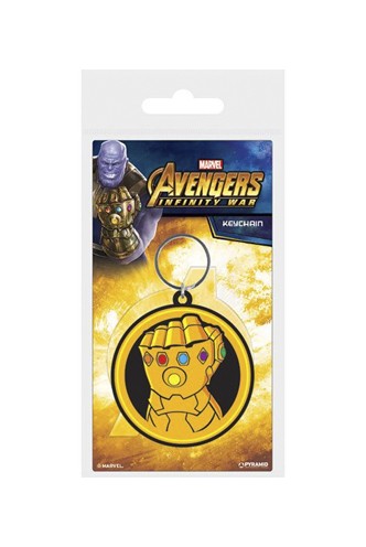 Vengadores Infinity War - Llavero caucho Infinity Gauntlet