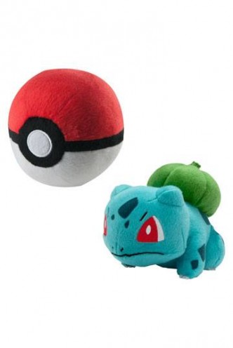 Pokemon - Plush Figure Bulbasaur with Poke Ball 