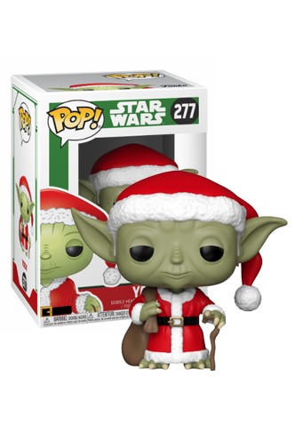 santa yoda funko pop