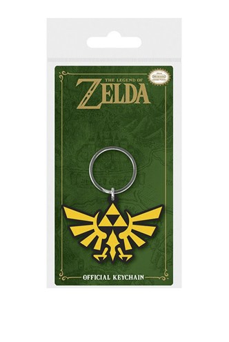 Legend of Zelda - Llavero caucho Triforce