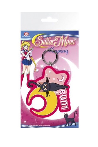 Sailor Moon - Llavero caucho Luna