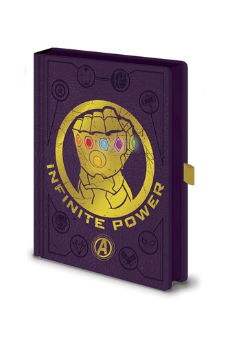 Vengadores Infinity War - Libreta Premium LED Guantelete