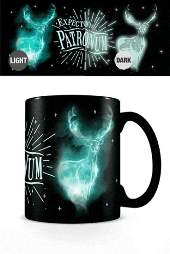 Harry Potter - Taza 'Brilla en la oscuridad' Expecto Patronum