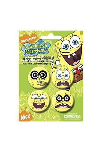 Bob Esponja - Pack Chapas 1