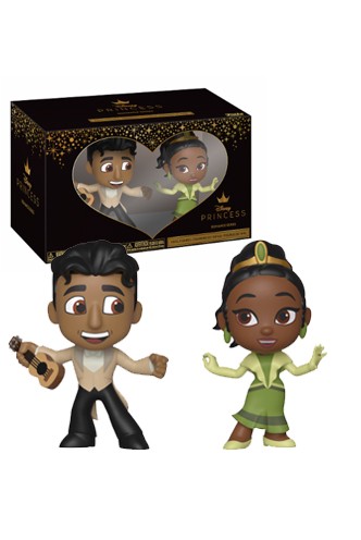 Mini Vinyl Figures: 2PK - Tiana & Naveen