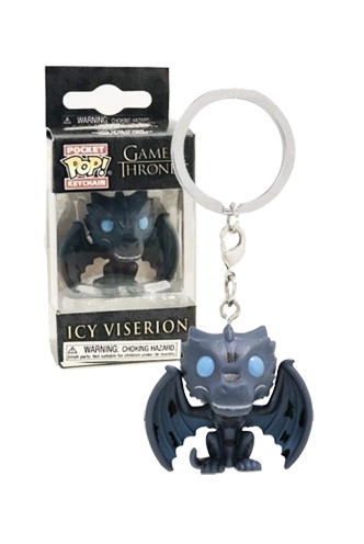 Pop! Keychains: Juego de Tronos - Ice Viserion Exclusivo