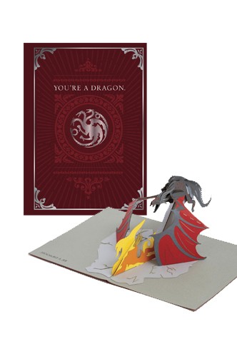 Juego de Tronos - Tarjeta De Felicitación 4D Targaryen