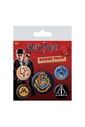 Harry Potter - Pin Badges 5-Pack Hogwarts