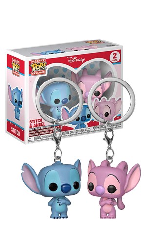 Funko Keychain: Disney - Stitch & Angel Pack