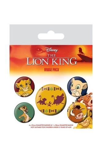 The Lion King - Pin Badges 5-Pack Hakuna Matata