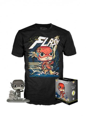 Pop Tee! Flash Exclusive T-shirt and Minifigure Set by Jim Lee