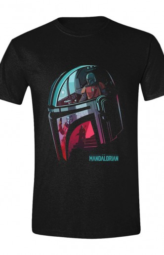 Star Wars: Camiseta The Mandalorian Reflection