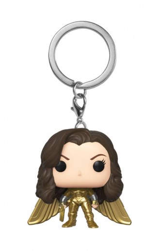 Pop! Keychain: Movies: Wonder Woman 84 - Wonder Woman Golden Armor No Helmet