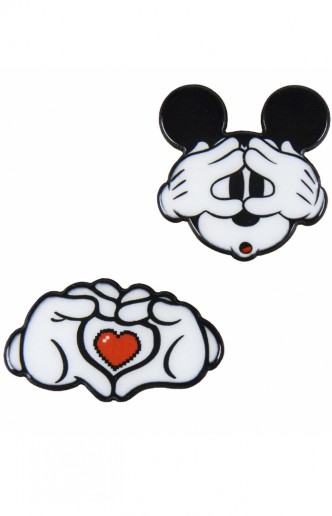 Disney Mickey Heart Brooch