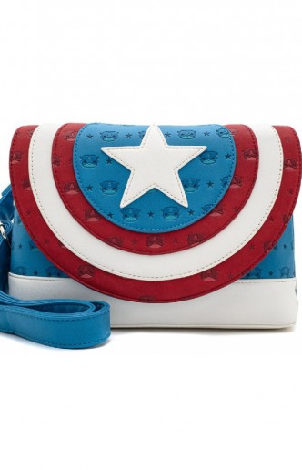 Loungefly - Marvel - Capitán América Bolso Bandolera