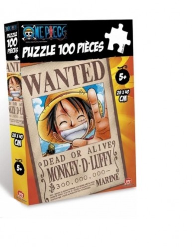 One Piece - Puzzle Wanted Luffy (100 piezas)