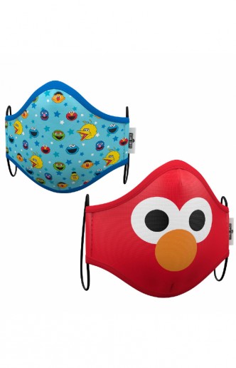 Premium Face Mask - Sesame Street Pack x2 (3-5 years)