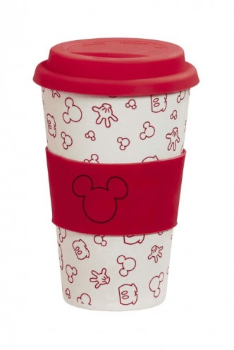 Disney: Mickey - Bamboo Lidded Mug Oh Boy