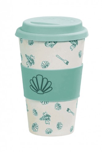 Disney: Little Mermaid - Bamboo Lidded Mug Be Our Guest Under the Sea