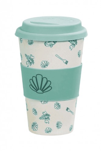 Disney: La Sirenita - Taza de Viaje Bambú Under the Sea