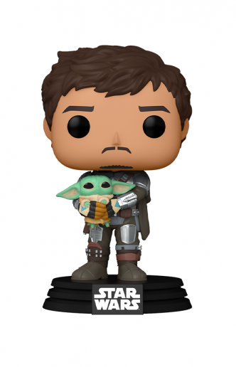 Pop! Star Wars: Mandalorian - Mando Holding Child