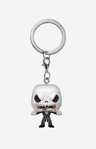 Pop! Keychain: Nightmare Before Christmas- Jack (scary face)