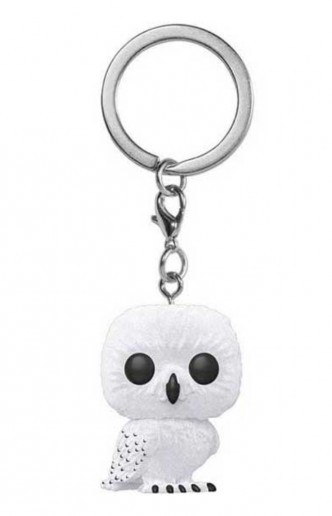 Pop! Keychain: Harry Potter -Hedwig Flocked Ex