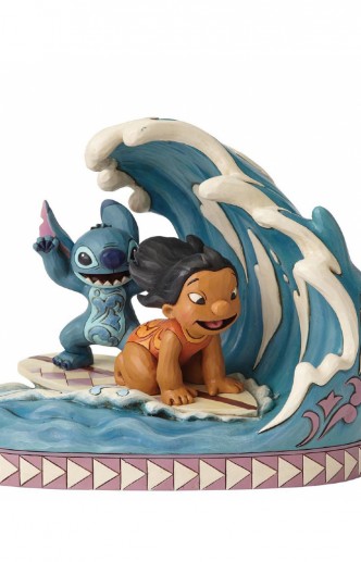 Disney Traditions by Jim Shore - Figura Lilo & Stitch Catch the Wave
