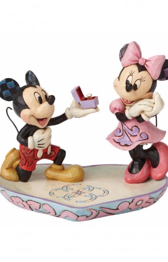 Disney Traditions by Jim Shore - Figura Mickey Proposing to Minnie