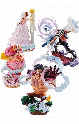 One Piece - Log Box Pack 4 Figuras Re:Birth Whole Cake Island