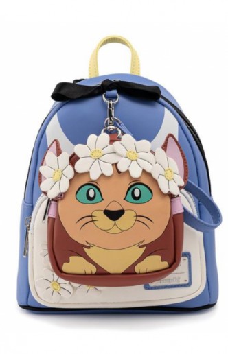 Loungefly -Disney - Mini Mochila Alice in Wonderland con monedero de Diana